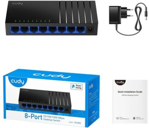 מתג שולחני Cudy 8-Port Gigabit GS108D