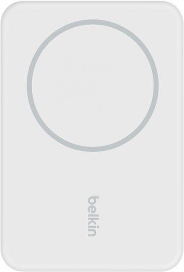 סוללת גיבוי אלחוטית Belkin Boost Charge 5000mAh Magsafe - צבע לבן