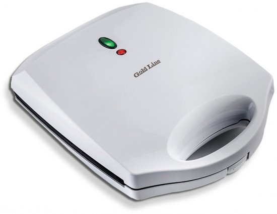 טוסטר לחיצה 4 פרוסות ''לאס וגאס'' 1400W דגם ATL-268W מבית Gold Line - צבע לבן