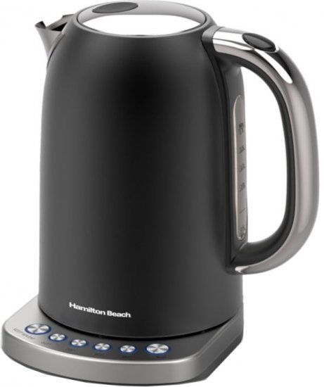 קומקום חשמלי שומר חום 1.7 ליטר Hamilton Beach 41310-IS-BM 2400W - צבע שחור מט