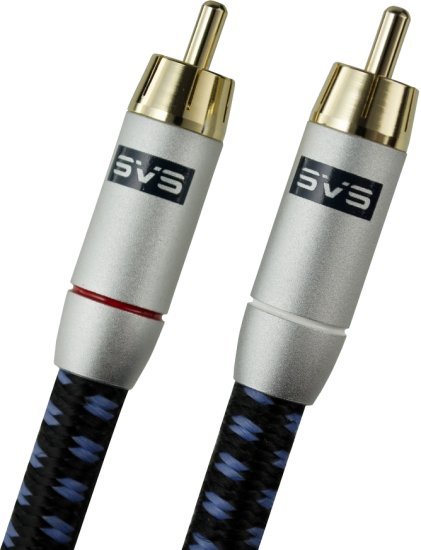 כבל אודיו RCA זכר ל-RCA זכר SVS SoundPath Stereo Interconnect - אורך 12 מטר (יחידה בודדת)