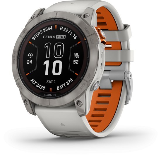 265011_b_1.jpg שעון חכם Garmin fenix 7X Pro Sapphire Solar Edition 51mm - טיטניום עם רצועה בצבע Fog Gray / Ember Orange - כולל תמיכה מלאה בעברית - שנתיים אחריות יבואן רשמי על ידי רונלייט