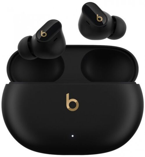 אוזניות עם ביטול רעשים Apple Beats Studio Buds+ True Wireless - צבע שחור / זהב