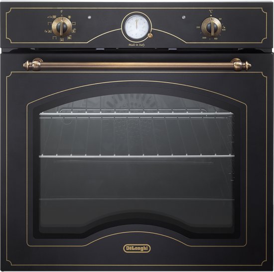 תנור בנוי 74 ליטר 9 תוכניות Delonghi CM9LAN-IL - צבע שחור פחם - שנה אחריות יבואן רשמי על ידי ניופאן