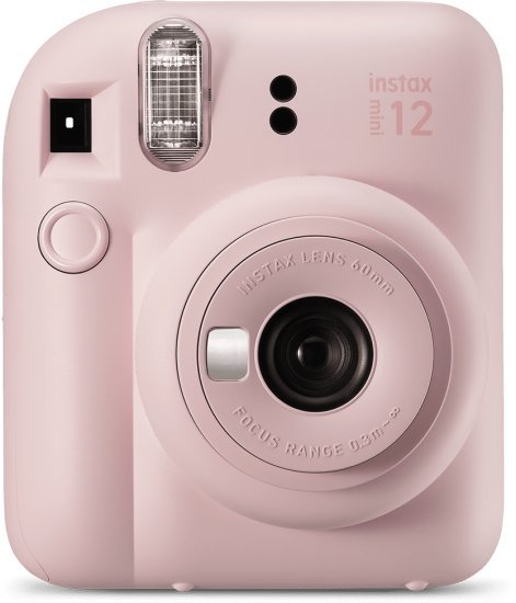 מצלמת אינסטנט Fujifilm instax Mini 12 - צבע ורוד