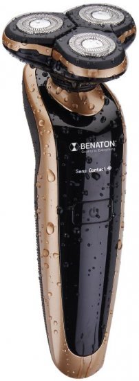 מכונת גילוח נטענת 3 ראשים עמידה למים Benaton BT- X9000 4D
