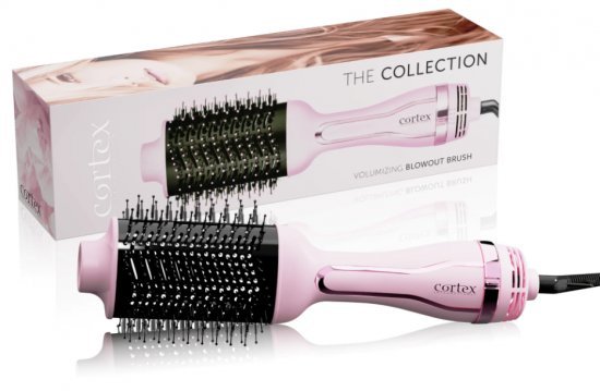 מברשת שיער חשמלית Cortex Beauty Breeze Brush - צבע ורוד בהיר