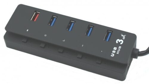 מפצל USB 3.0 עם ספק כח Gold Touch 4-Port Hub