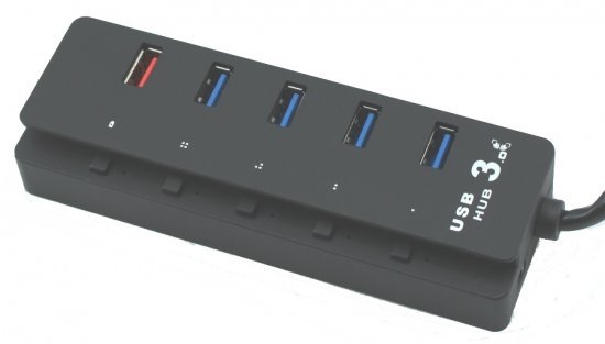 מפצל USB 3.0 עם ספק כח Gold Touch 4-Port Hub