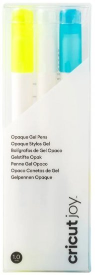 267426_b_1.jpg סט 3 עטי ג'ל אטומים 1.0 מ''מ Opaque Gel למכונת Joy מבית Cricut