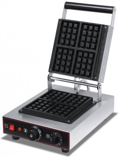 מכונת וופל בלגי ריבועים לעסקים מבית החוויה