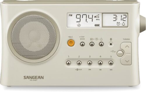 רדיו נייד SANGEAN PR-D4BT Portable Digital Radio - צבע קרם