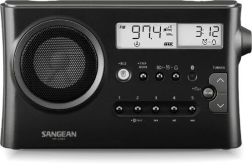 רדיו נייד SANGEAN PR-D4BT Portable Digital Radio - צבע Metal Grey