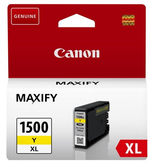 ראש דיו צהוב מקורי Canon PGI-1500XL Y
