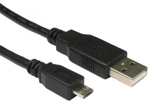 כבל מחיבור USB 2.0 לחיבור Micro USB באורך 0.5 מטר