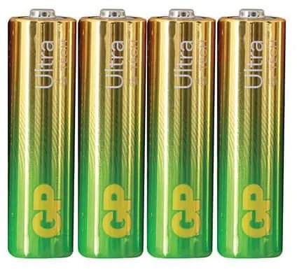 277893_b_1.jpg 4 סוללות AA לא נטענות דגם Ultra Alkaline של חברת GP