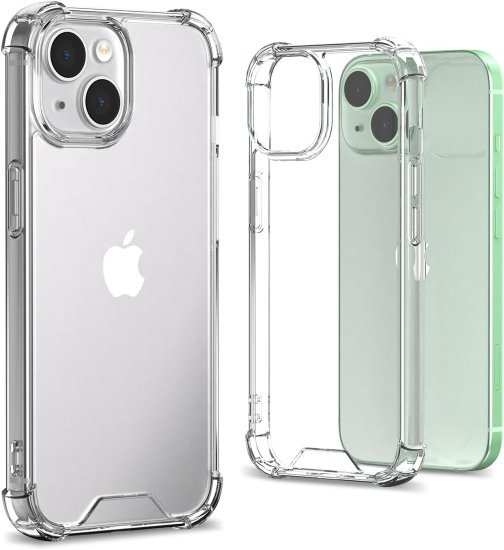 כיסוי TPU ל- Apple iPhone 15 - צבע שקוף