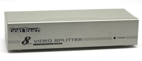 מפצל מחיבור VGA ל-8 חיבורי Gold Touch - VGA