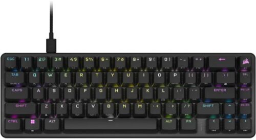 מקלדת גיימינג מכאנית Corsair K65 PRO MINI - מתג CORSAIR OPX - צבע שחור