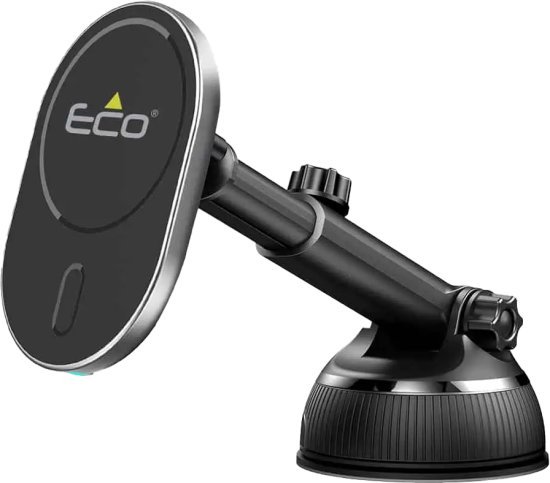 זרוע מטען מגנטי אלחוטי לרכב Eco 15W - צבע שחור