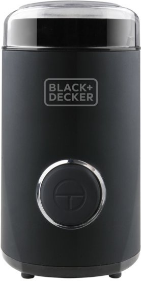 מטחנת קפה ותבלינים  150W עם 2 להבי נירוסטה בגימור שחור מט מבית Black+Decker - שנתיים אחריות יבואן רשמי