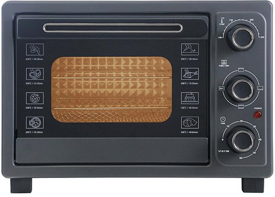 טוסטר אובן 28 ליטר Hemilton HEM-1161 1404W - צבע אפור כהה