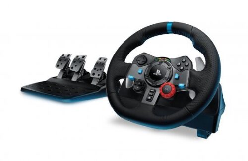 28377_b_1.jpg הגה מרוצים Logitech G29 Driving Force Racing Wheel - למחשב PC ו- PS3 / PS4 / PS5