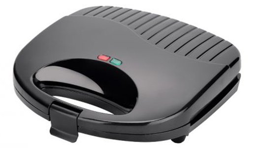 טוסטר סנדוויץ' משולשים 2 פרוסות דגם בוסטון Matrix MX-SW-805-T-WH 750W - צבע שחור