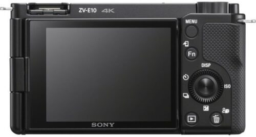 מצלמה דיגיטלית לוולוגינג Sony ZV-E10 - גוף בלבד - צבע שחור דגם ZV-E10