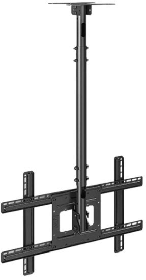 זרוע לתליה בתקרה למסכים בגודל 32'' עד 65'' Gold Touch- צבע שחור