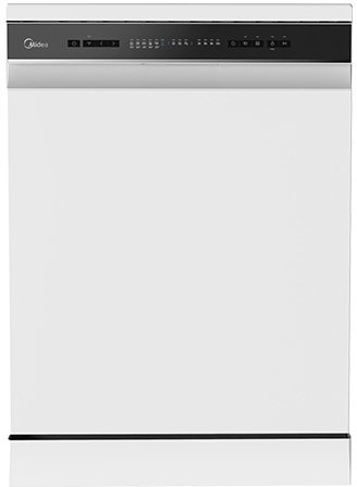 מדיח כלים רחב דגם WQP14-W7633C-W מבית Midea צבע - לבן