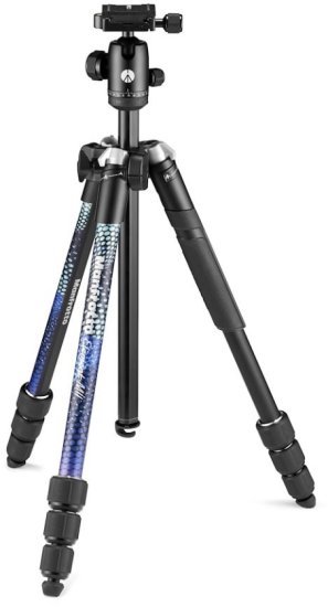 חצובת אלומיניום דגם Element MII עם ראש כדורי Manfrotto MKELMII4BL-BH