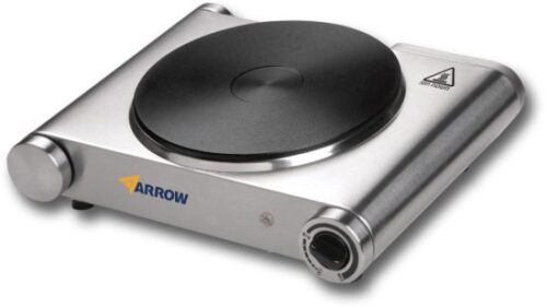 כירה חשמלית בודדת לבישול גוף מנירוסטה 1500W מבית Arrow