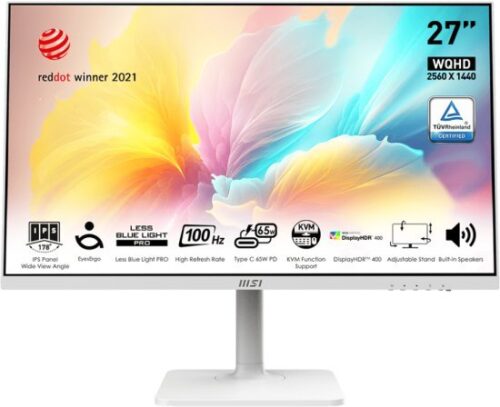 286774_b_1.jpg מסך מחשב ''MSI Modern MD272QXPW WQHD IPS 27 - צבע לבן