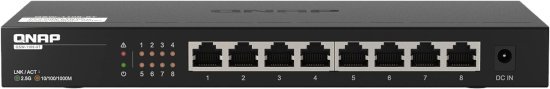 מתג לא מנוהל QNAP 8-Port 2.5GbE QSW-1108-8T