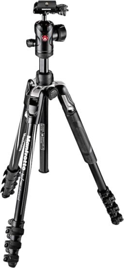חצובת אלומיניום דגם Befree Advanced + ראש כדורי Manfrotto MKBFRLA4BK-BH 494