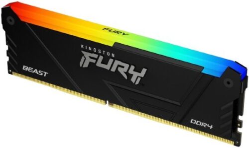 זכרון למחשב Kingston FURY BEAST RGB 16GB DDR4 3200MHz CL16