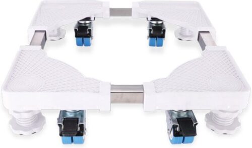 עגלה למכונת כביסה / מייבש עד 250 ק''ג כולל גלגלים עם מעצורים ורגליות כוונון - SIH