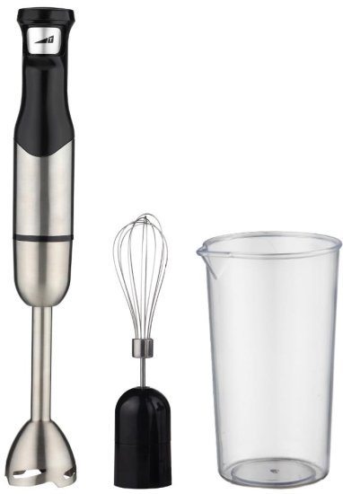 בלנדר מוט נירוסטה + כוס ערבול ומקציף Fujicom 400W MAX FJ-106SCS