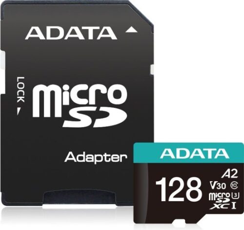 290105_b_1.jpg כרטיס זיכרון עם מתאם Pro Micro SDHC UHS-I בנפח של 128GB מבית Adata