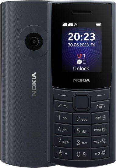 טלפון סלולרי NOKIA 110 4G TA-1549 DS - צבע Midnight Blue - שנה אחריות יבואן רשמי