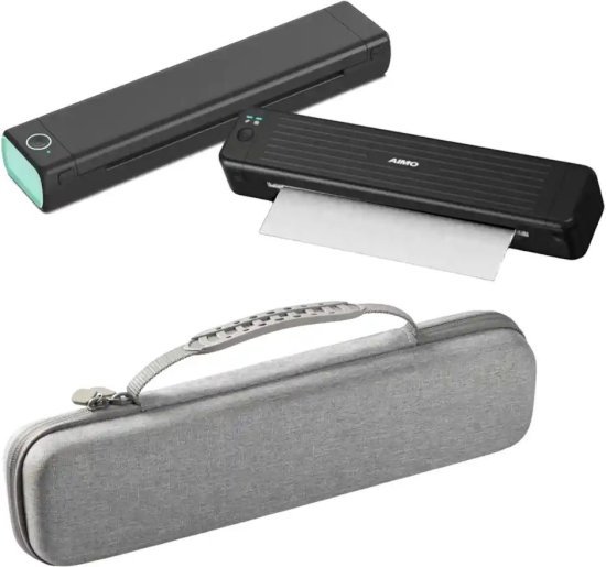 תיק נשיאה קשיח למדפסת Aimo M08F / P831 A4 - צבע אפור