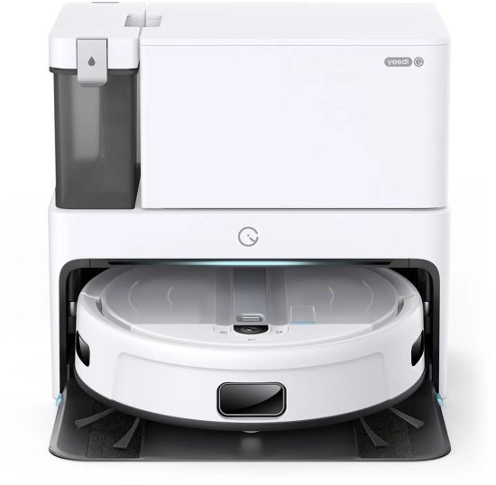 שואב אבק ושוטף רובוטי Yeedi Cube - צבע לבן - שנה אחריות יבואן רשמי ע''י רונלייט