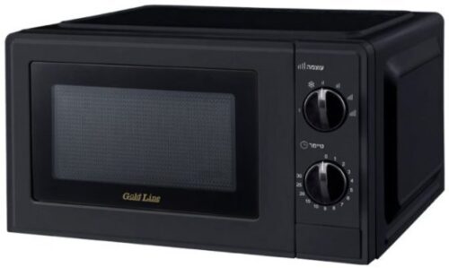 מיקרוגל 20 ליטר מכני 700W דגם P70T20P-V4S מבית Gold Line - צבע שחור