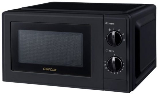 מיקרוגל 20 ליטר מכני 700W דגם P70T20P-V4S מבית Gold Line - צבע שחור