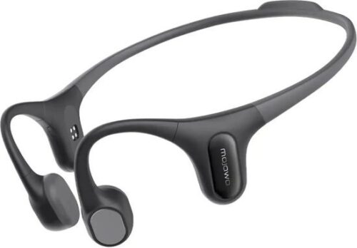 אוזניות ריצה / שחייה אלחוטיות בטכנולוגיית הולכת עצם Mojawa Run Plus - צבע שחור