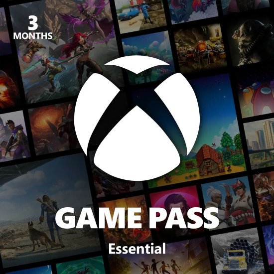 חברות Microsoft Xbox Game Pass Essential  (קוד דיגיטלי) - מנוי ל-3 חודשים
