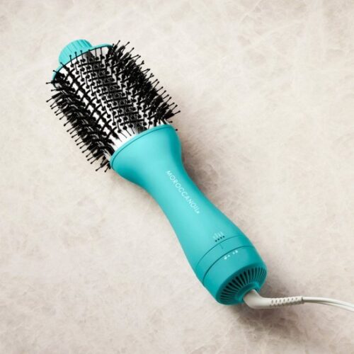 מברשת פן חשמלית 4 פעולות ב-1 MoroccanOil - צבע טורקיז