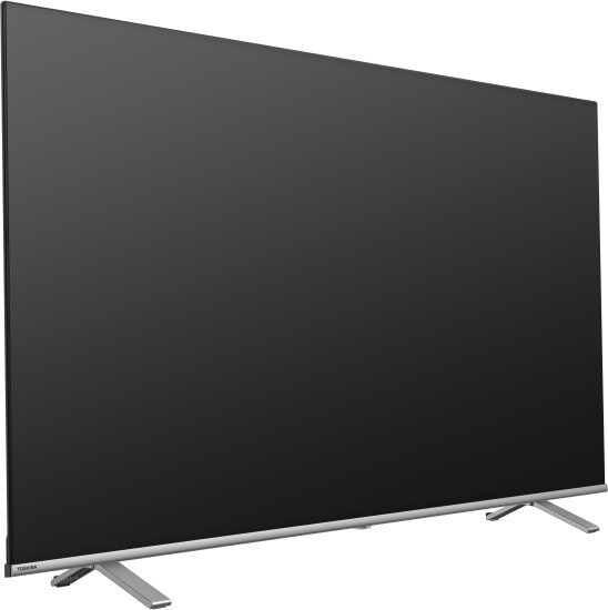 טלוויזיה חכמה Toshiba 43'' UHD 4K LED 43C350ME - צבע מטאלי - אחריות יבואן רשמי על ידי ניופאן