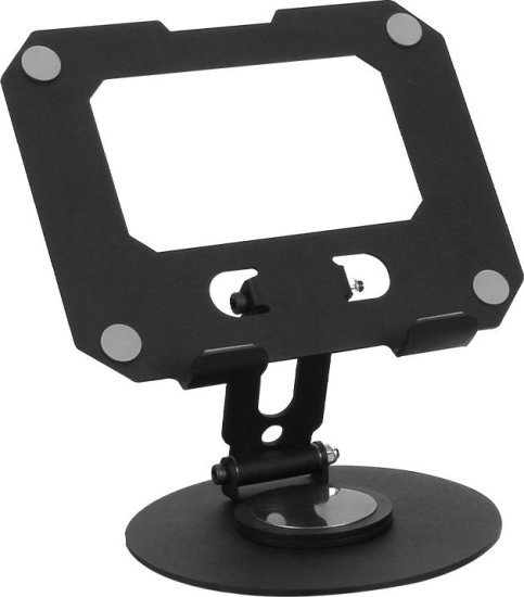 מעמד שולחני מתכוונן לטלפונים ניידים וטאבלטים דגם Q6 מבית GSM - צבע שחור